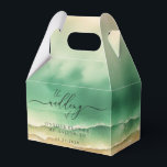 Oceaanstrand Blauw Aquarel Zomer Zon Bedankdoosjes<br><div class="desc">Oceaanstrand Blauw Aquarel Zomer Zon</div>