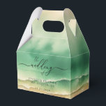 Oceaanstrand Blauw Aquarel Zomer Zon Bedankdoosjes<br><div class="desc">Oceaanstrand Blauw Aquarel Zomer Zon</div>