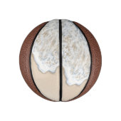 Oceaanstrand Crème Zand Basketbal (Verticaal)