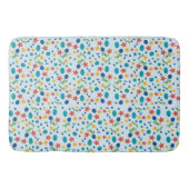 Oceaanstrand met zeesterren, schelpen en steentjes badmat (Voorkant)