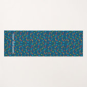 Oceaanstrand met zeesterren, schelpen en steentjes yogamat (Voorkant (horizontaal))