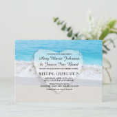 Oceaanstrand strandstrandstranden voor strandstran kaart (Staand voorkant)