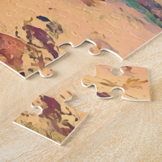 Oceaanstrand uitdagende puzzel legpuzzel (Zijkant)