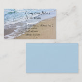 Oceaanstrandfoto Visitekaartje (Voorkant / Achterkant)