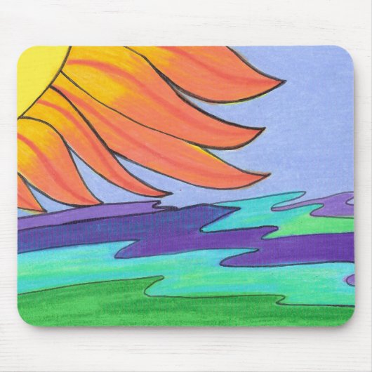 Oceaanstromen - Mousepad Muismat (Voorkant)