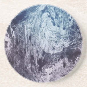 oceaanstromen uit de ruimte zandsteen onderzetter