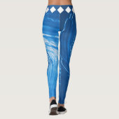 Oceaanstroom Golfcirkel Leggings (Achterkant)