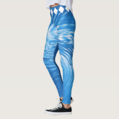 Oceaanstroom Golfcirkel Leggings (Links)