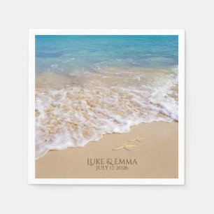 Oceaansurf en zeeduivel servet