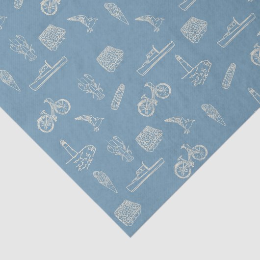 Oceaanthema Tissuepapier (Detail)