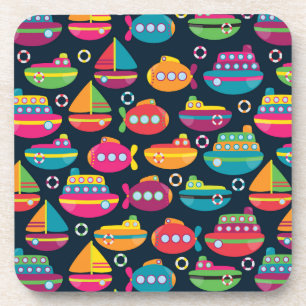 Oceaantransportpatroon Bier Onderzetter