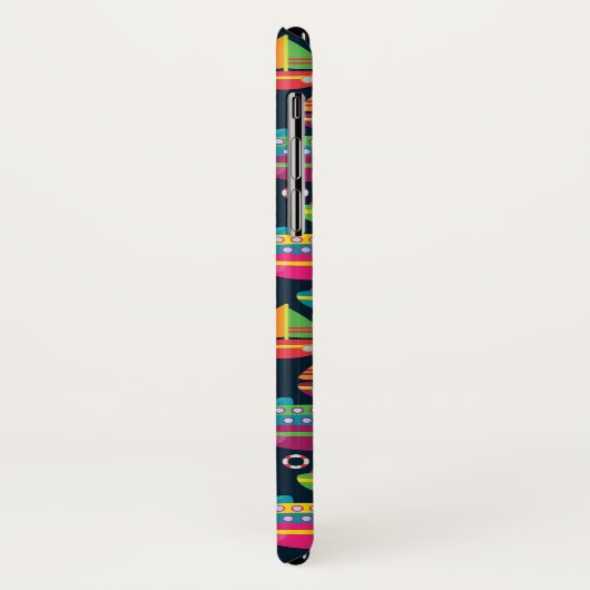 Oceaantransportpatroon Case-Mate iPhone Case (Achterkant/links)