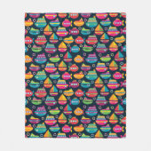 Oceaantransportpatroon Fleece Deken (Voorkant)