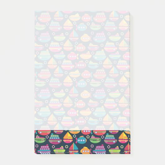Oceaantransportpatroon Post-it® Notes (Voorkant)