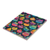 Oceaantransportpatroon Tegeltje (Zijkant)