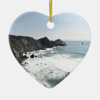 OceaanUitzicht Stille kust Grote Sur Keramisch Ornament
