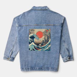 oceaanviben denim jacket