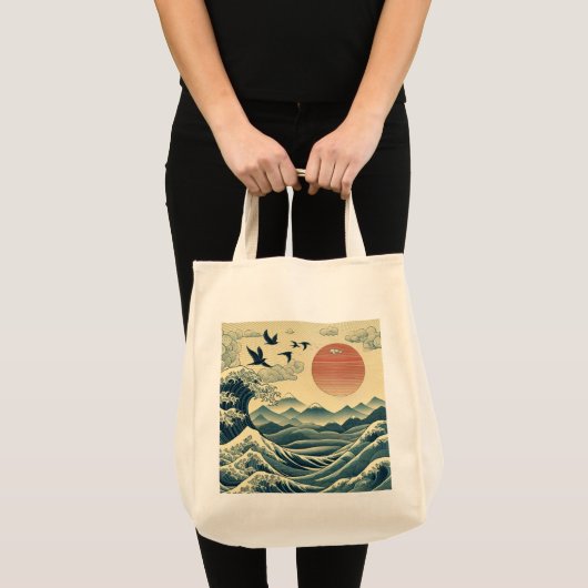 oceaanviben tote bag (Voorkant (product))