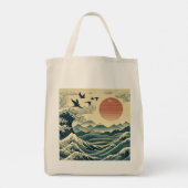 oceaanviben tote bag (Achterkant)
