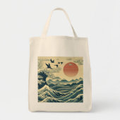 oceaanviben tote bag (Voorkant)