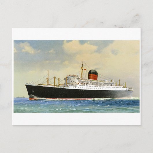 oceaanvisserij briefkaart (Voorkant)