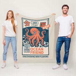 Oceaanvriend Fleece Deken