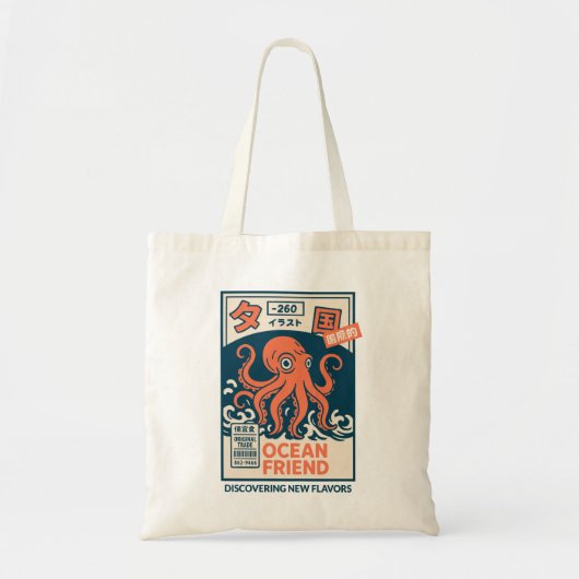 Oceaanvriend Tote Bag (Voorkant)
