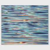 oceaanwater cadeaupapier (Vlak)