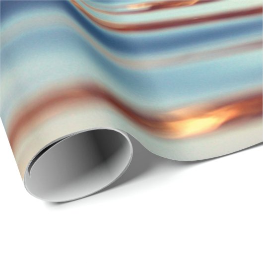 oceaanwater cadeaupapier (Rol Hoek)