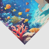 Oceaanwereld Tissuepapier (Detail)