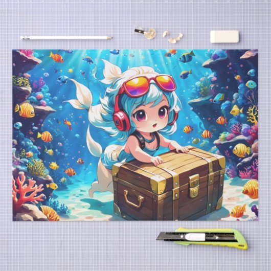 Oceaanwereld Tissuepapier (Craft)