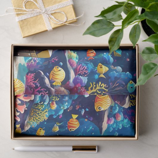 Oceaanwereld Tissuepapier (Geschenk)