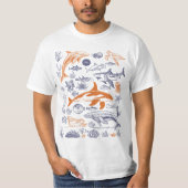 Oceaanwonderen – Antieke Zeeleven T-shirt (Voorkant)
