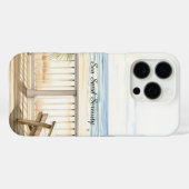 Oceaanzicht Strand Sereniteit Case-Mate iPhone Case (Achterkant (horizontaal))