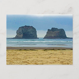 Oceaanzicht Vredige Strandtherapie Briefkaart