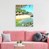Ocean 0330 Art Canvas Afdruk (Insitu (Woonkamer))