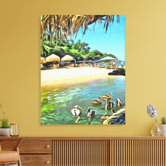 Ocean 0330 Art Canvas Afdruk (Insitu (Woonkamer))