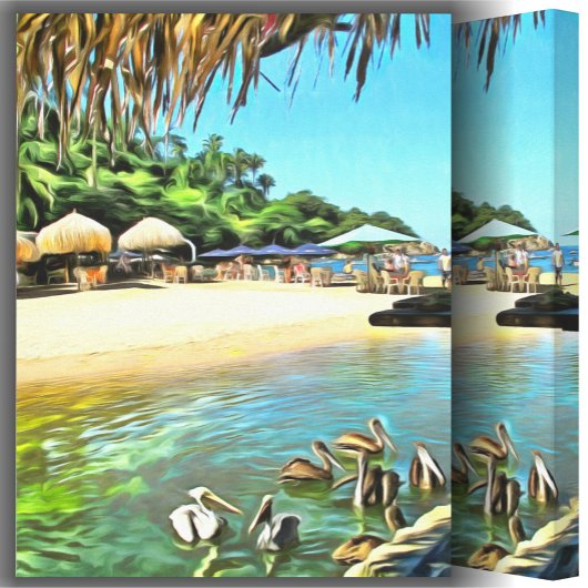 Ocean 0330 Art Canvas Afdruk