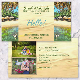 Ocean 0330 Calling Card Contactkaartje