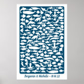 Ocean - 150 Signature Guest Book Alternative Poster (Voorkant)