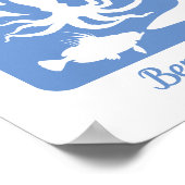 Ocean - 50 Signature Guest Book Alternative Poster (Hoek)