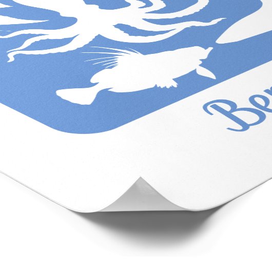 Ocean - 50 Signature Guest Book Alternative Poster (Hoek)