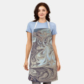 Ocean Abstract schilderen | Beste moderne abstract Schort (Gedragen)