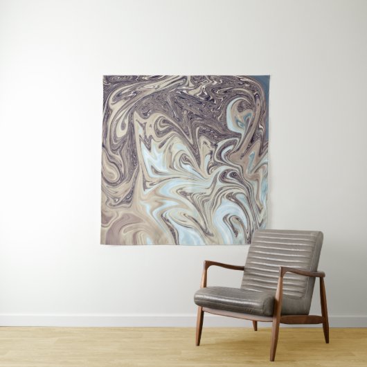 Ocean Abstract schilderen | Beste moderne abstract Wandkleed (In Situ (horizontaal))