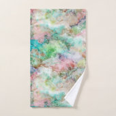 Ocean Abstract Watercolor Grunge Pattern Bad Handdoek (Handdoek)