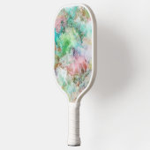 Ocean Abstract Watercolor Grunge Pattern Pickleball Paddle (Links)