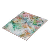 Ocean Abstract Watercolor Grunge Pattern Tegeltje (Zijkant)