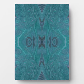 Ocean Acrylic Pour Painting Plaque Fotoplaat