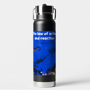 Ocean Action and Reaction Waterfles