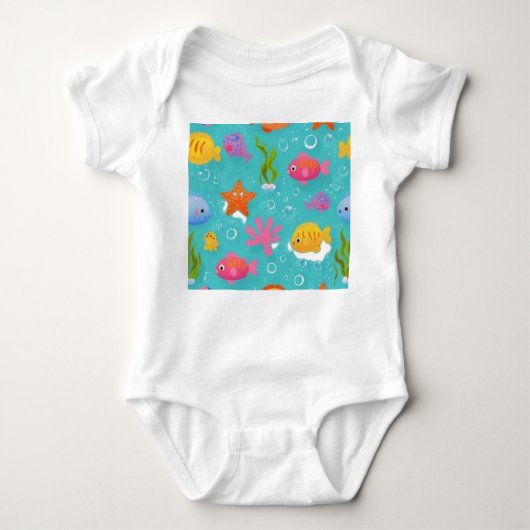 Ocean Adventure Baby Bodysuit (Voorkant)
